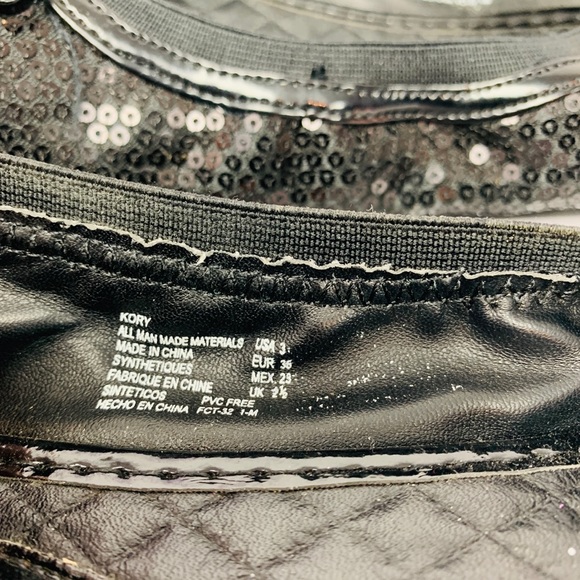 Michael Kors / Black Sequin Ballerina Flats - Picture 4 of 6